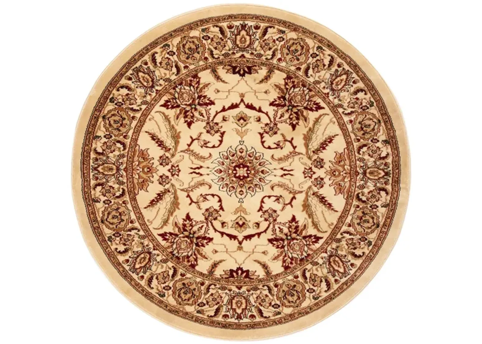 Verderers Area Rug Round in Ivory by Safavieh