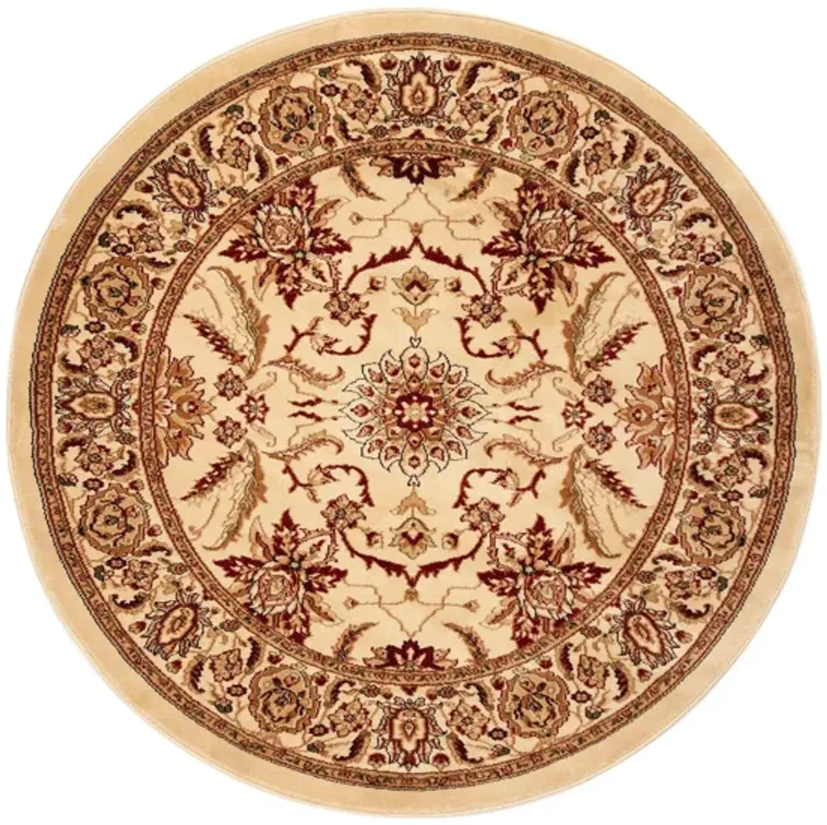 Verderers Area Rug Round in Ivory by Safavieh