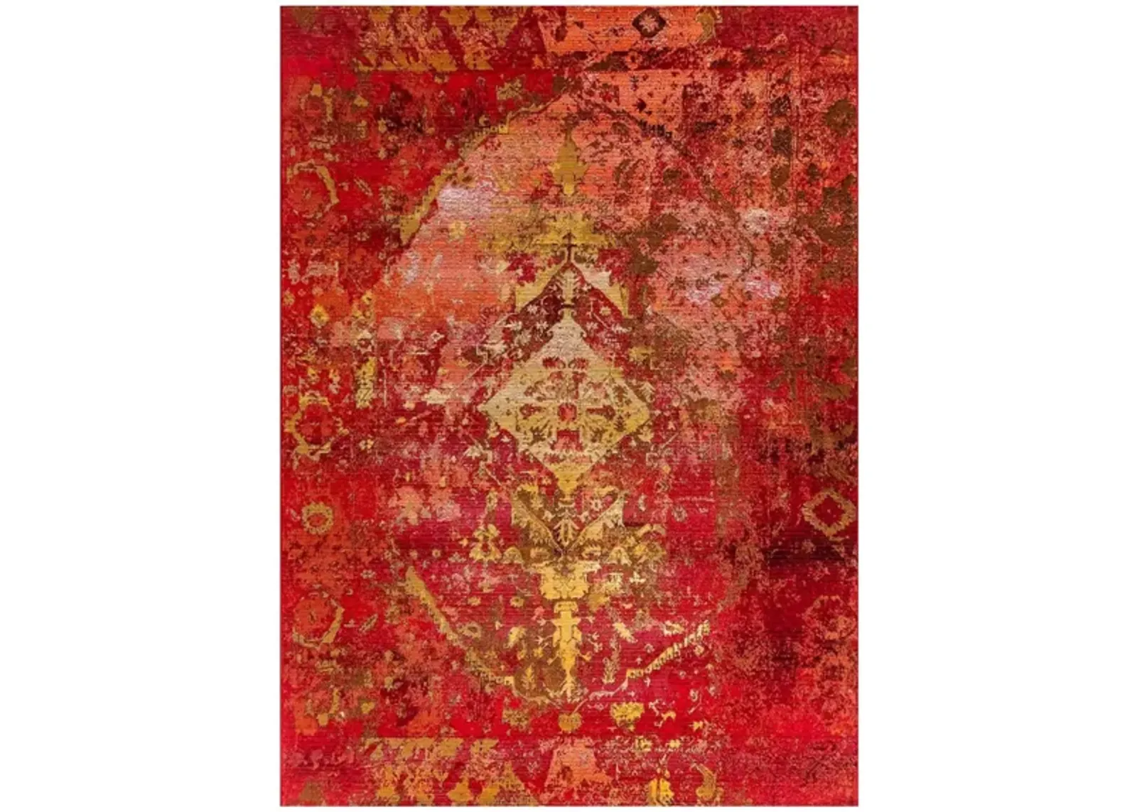 Liora Manne Marina Kermin Indoor/Outdoor Area Rug in Saffron by Trans-Ocean Import Co Inc