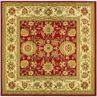 Lyndhurst Area Rug in Red / Ivory by Safavieh
