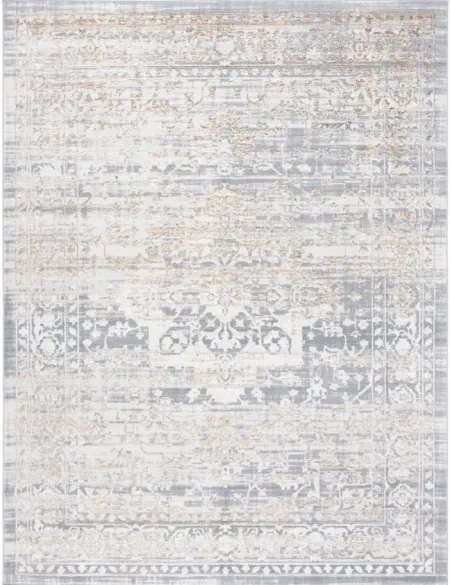 Orchard VII Rug in Gray & Gold by Safavieh