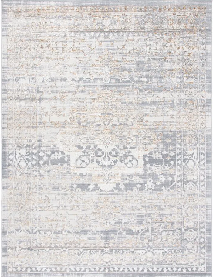 Orchard VII Rug in Gray & Gold by Safavieh