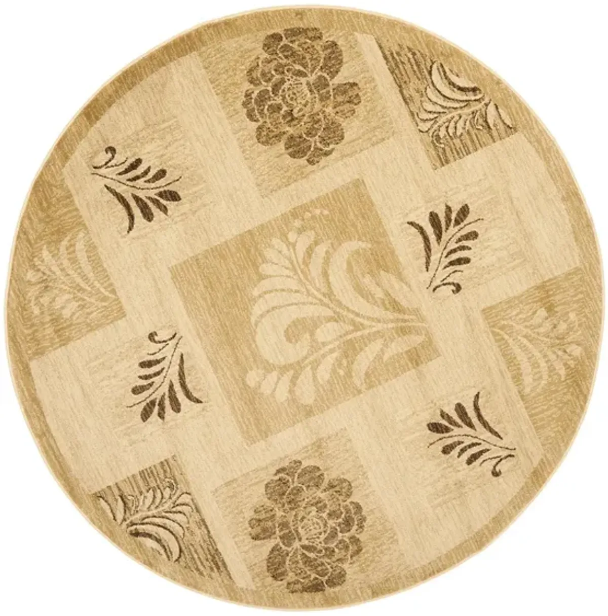 Derwent Area Rug Round in Ivory / Multi by Safavieh