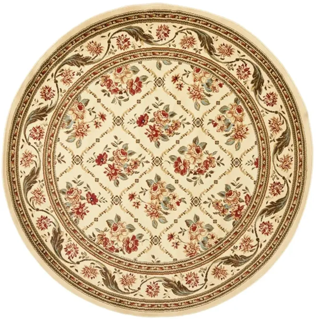 Crown Point Area Rug Round in Ivory by Safavieh