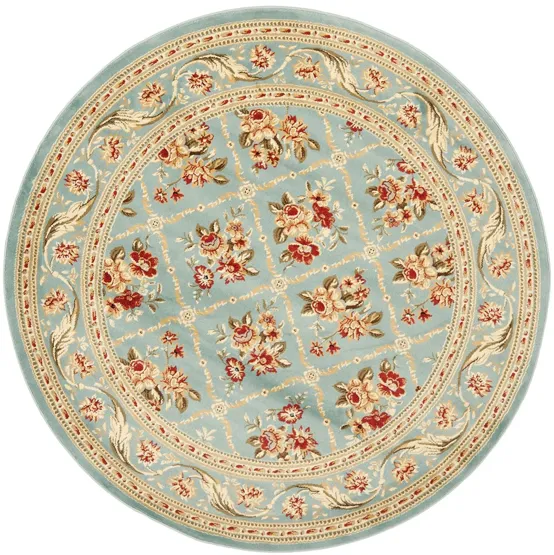 Crown Point Area Rug Round in Blue by Safavieh