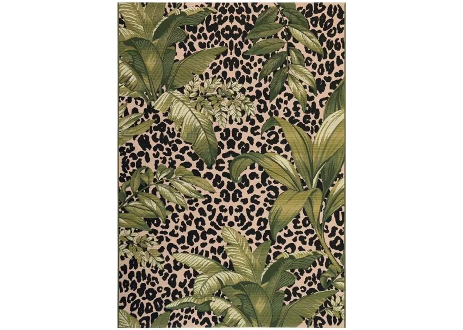 Liora Manne Marina Safari Indoor/Outdoor Area Rug in Green by Trans-Ocean Import Co Inc