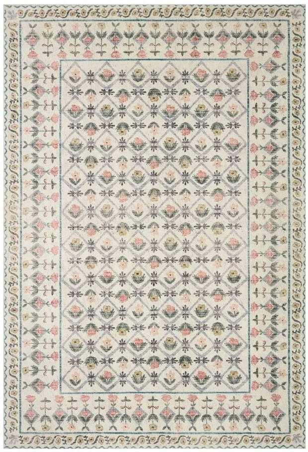 Eden Area Rug in Lattice/Ivory by Loloi Rugs