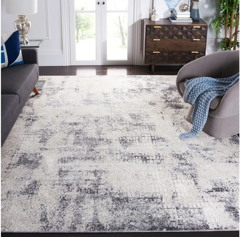 Aston Area Rug in Ivory & Gray by Safavieh