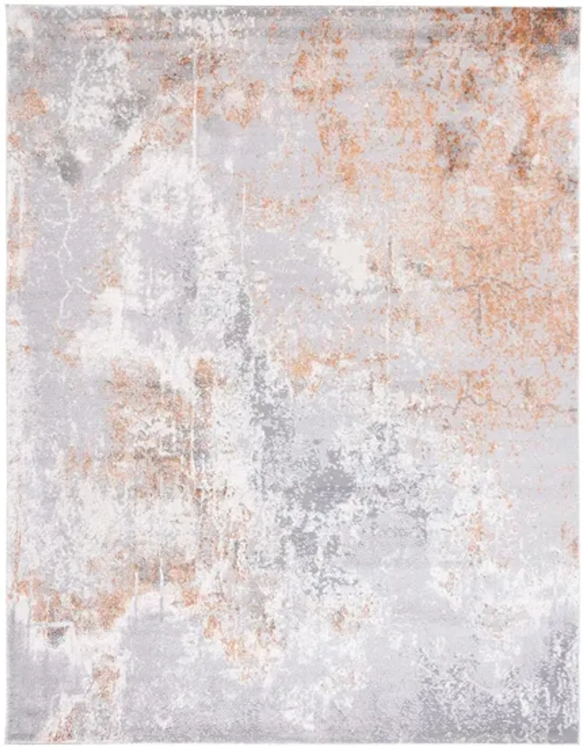 Osbourne Area Rug in Gray & Rust by Safavieh