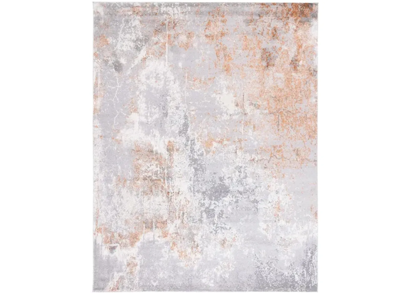 Osbourne Area Rug in Gray & Rust by Safavieh