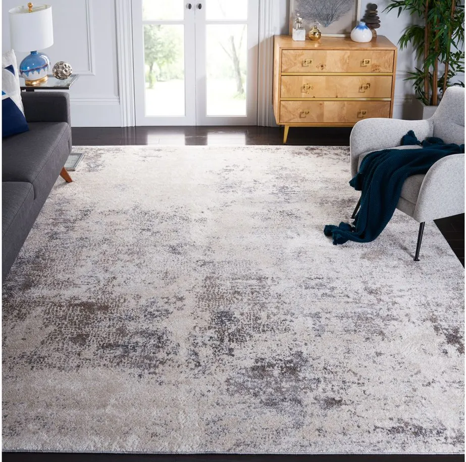 Iommi Area Rug in Ivory & Gray by Safavieh