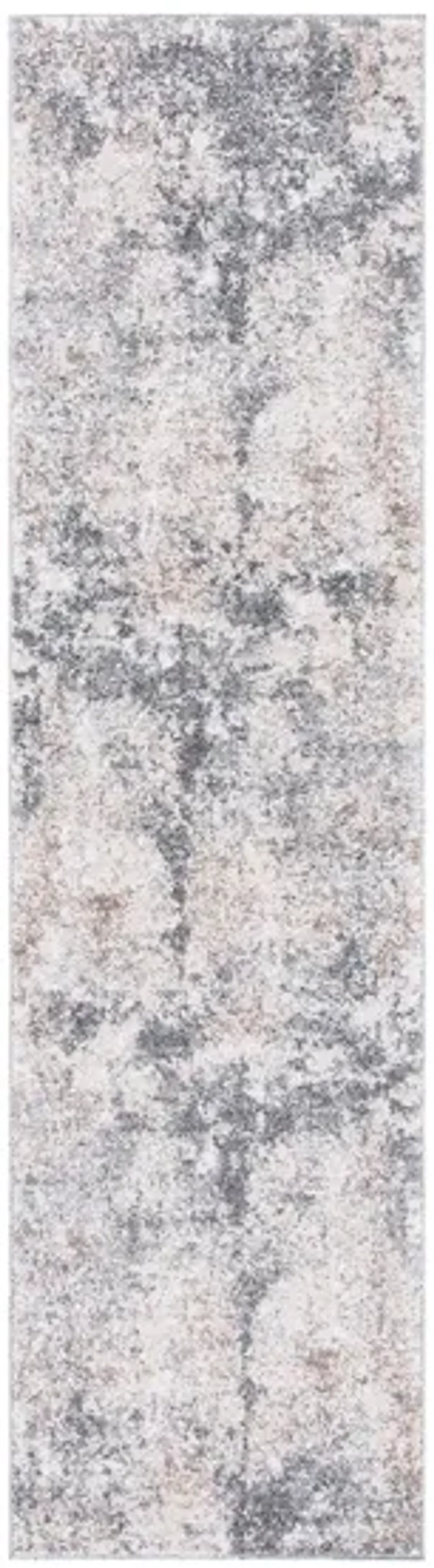 Iommi Runner Rug in Gray by Safavieh