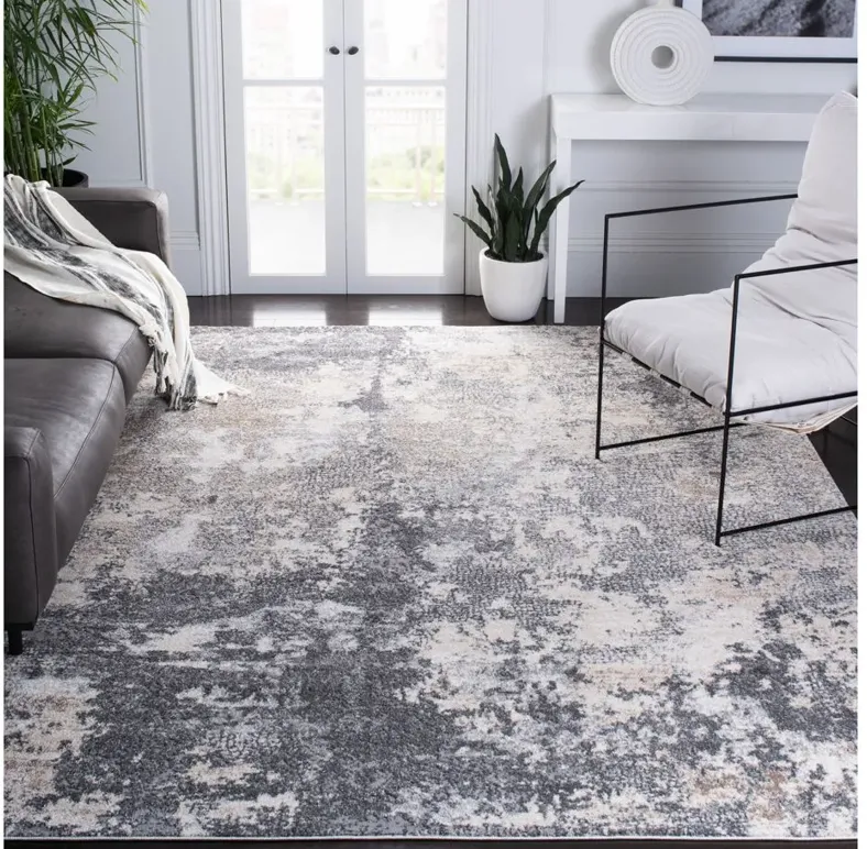 Iommi Area Rug in Gray by Safavieh