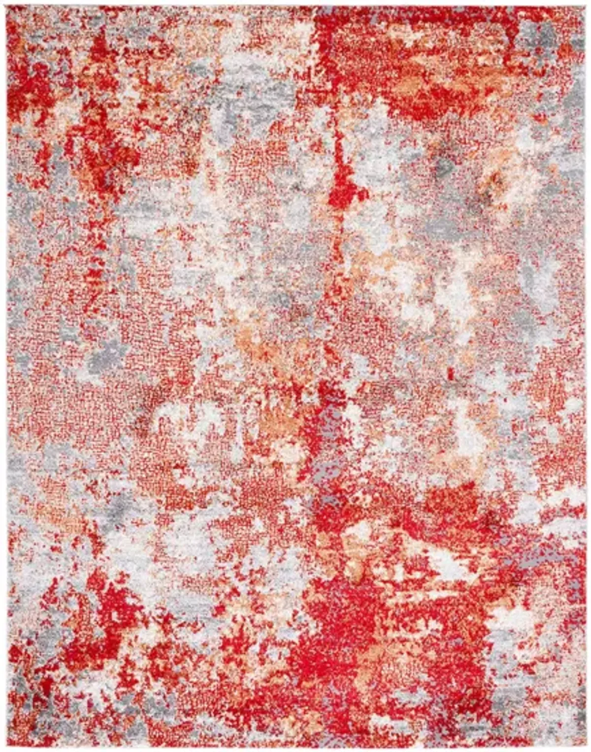 Iommi Area Rug in Red & Gray by Safavieh