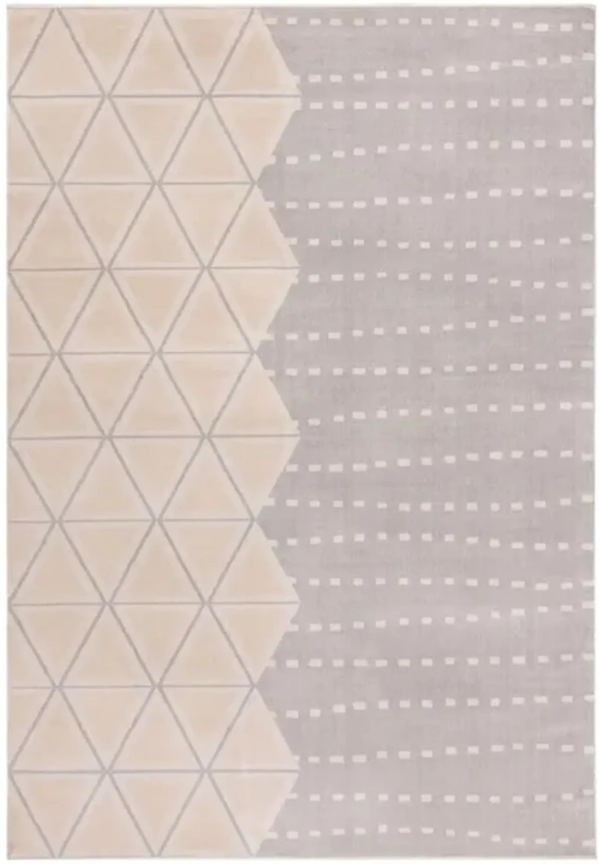 Omnette Area Rug in Gray/Ivory by Safavieh