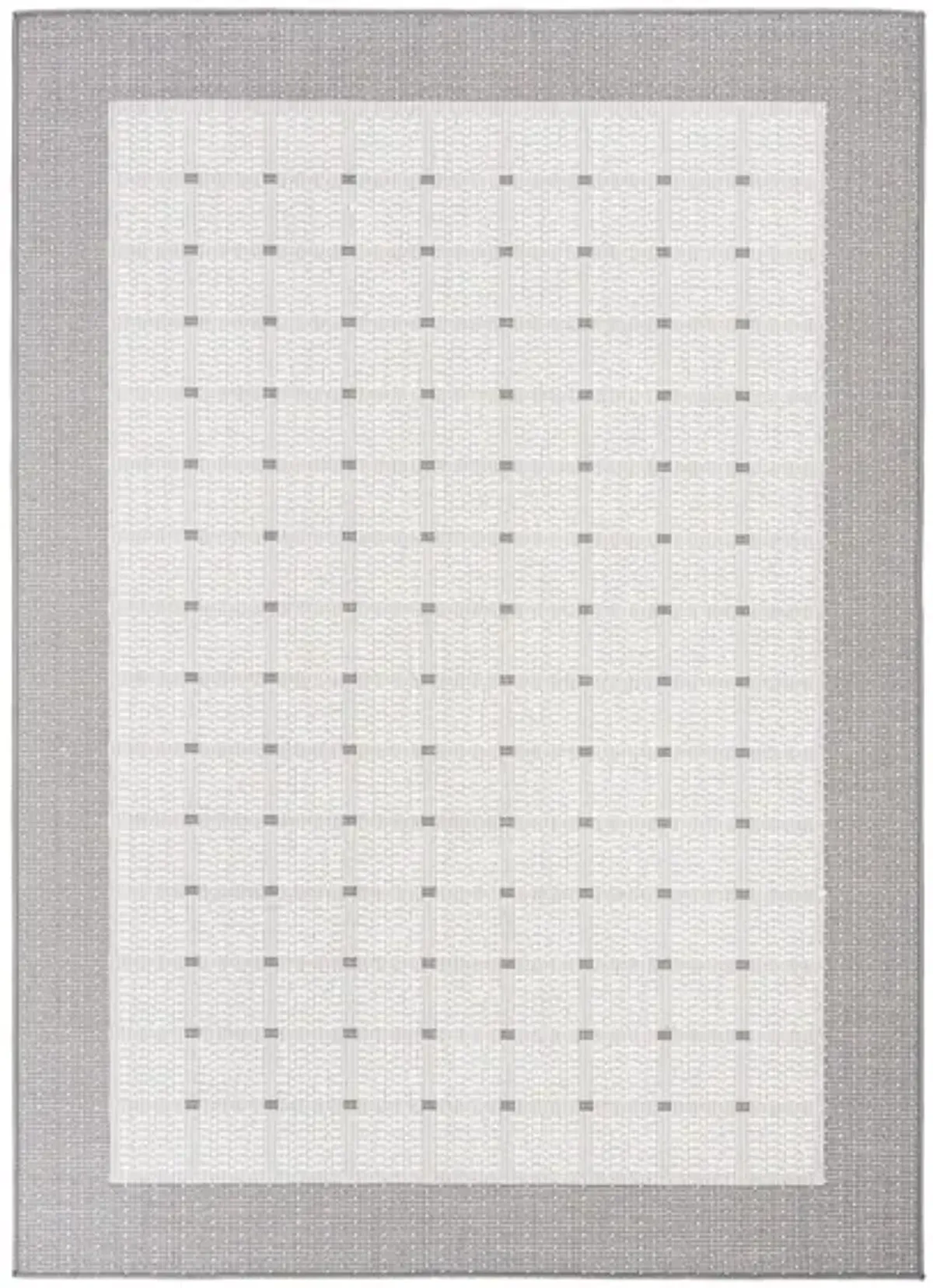 Bermuda Indoor/Outdoor Area Rug in Gray & Ivory by Safavieh