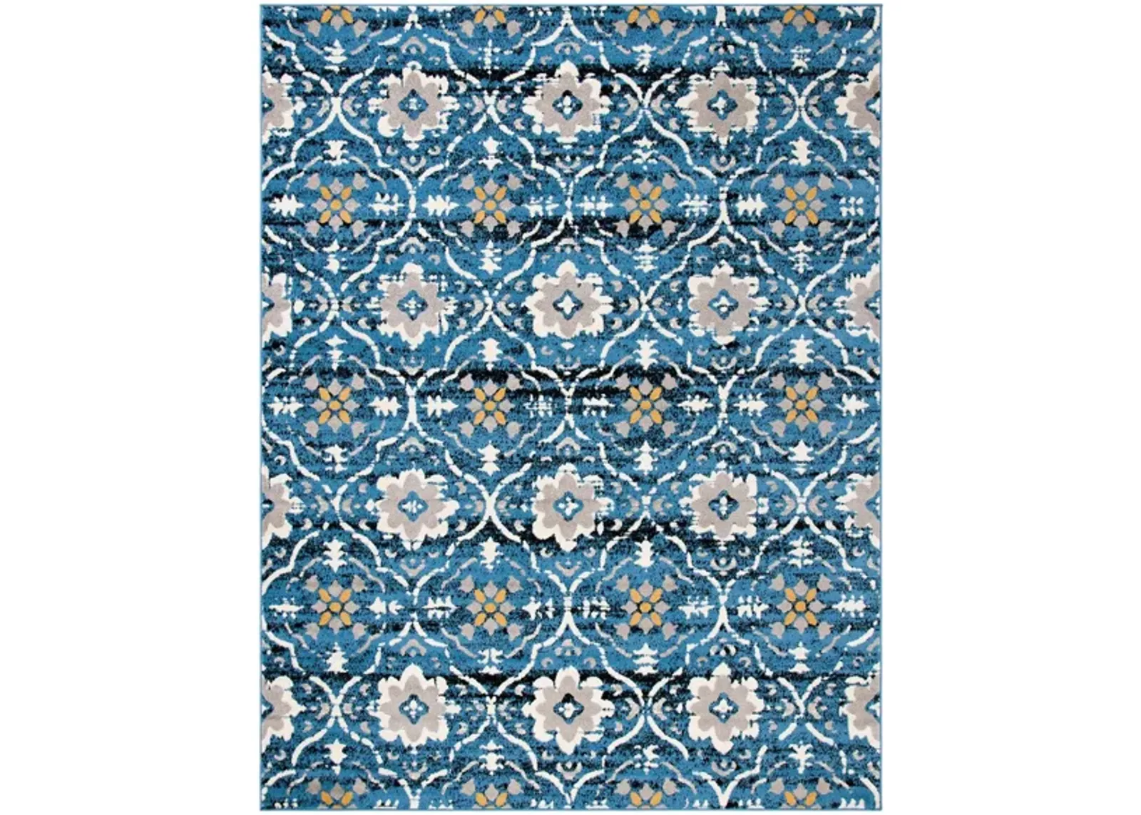 Jutland Area Rug in Blue / Cream by Safavieh