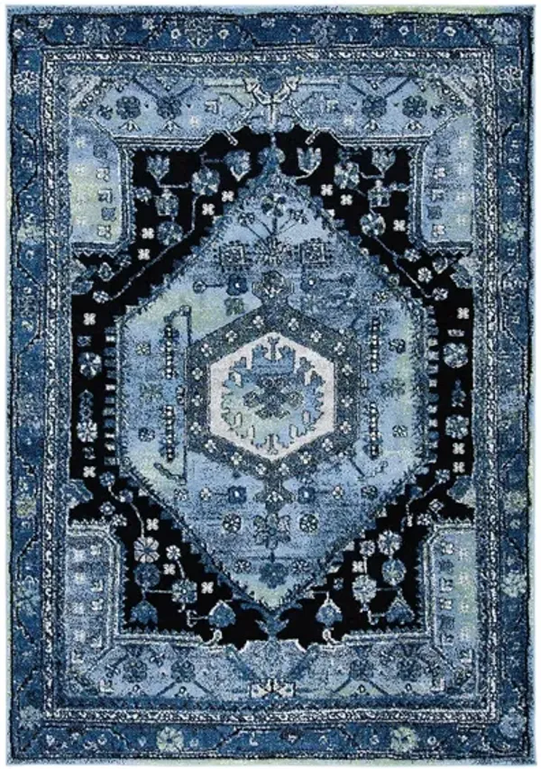 Hamadan Light Blue Area Rug