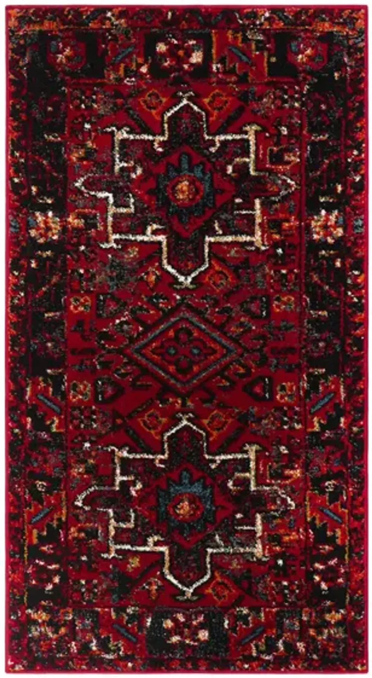 Darius Red Runner Rug in Red by Safavieh