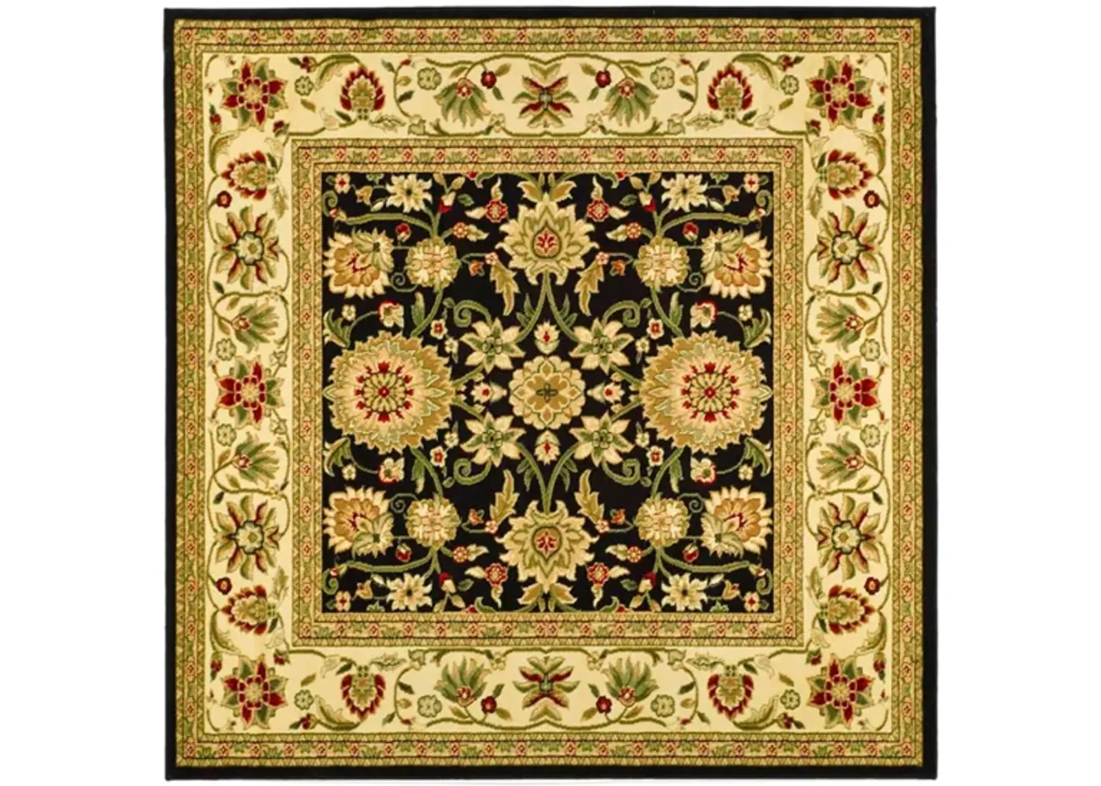 Lyndhurst Area Rug in Black / Ivory by Safavieh