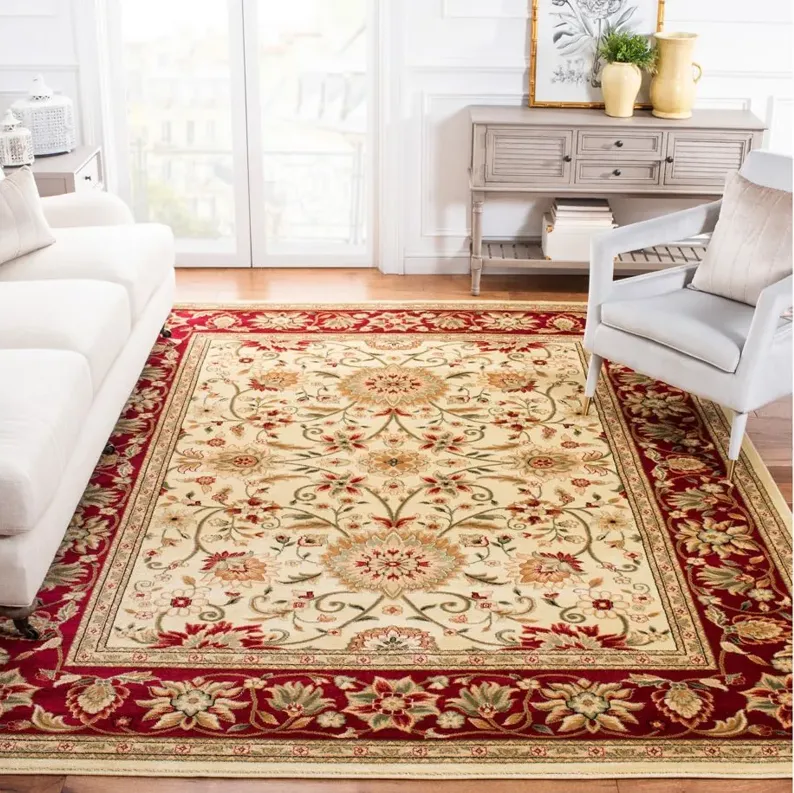 Lyndhurst Area Rug in Ivory / Red by Safavieh