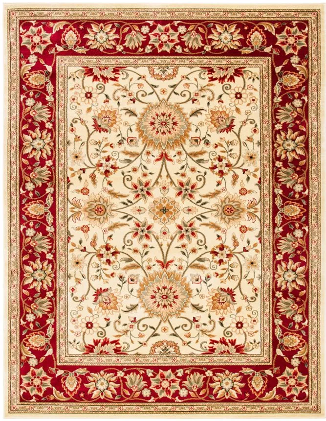 Lyndhurst Area Rug in Ivory / Red by Safavieh