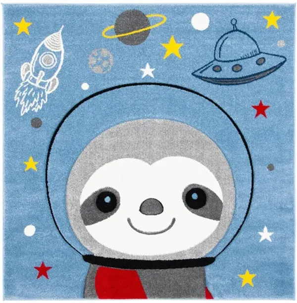 Carousel Sloth Kids Area Rug