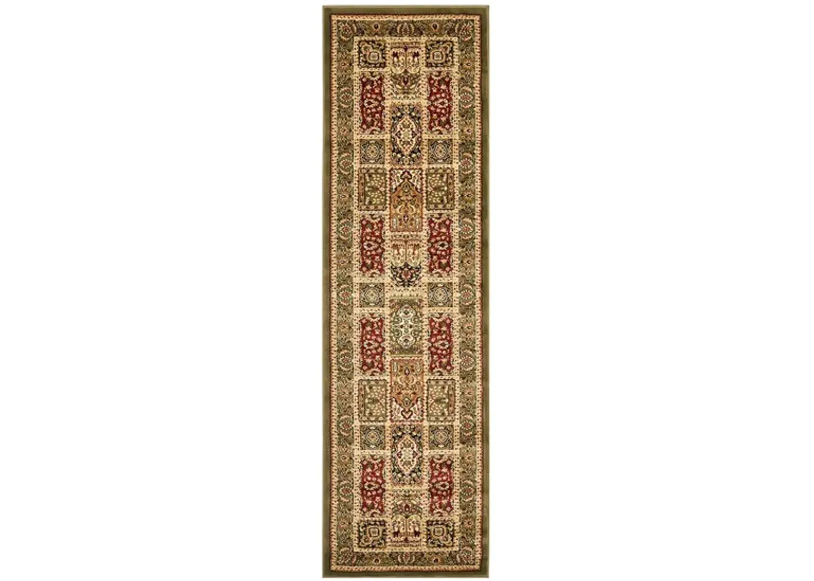 Wight Runner Rug in Multi / Green by Safavieh