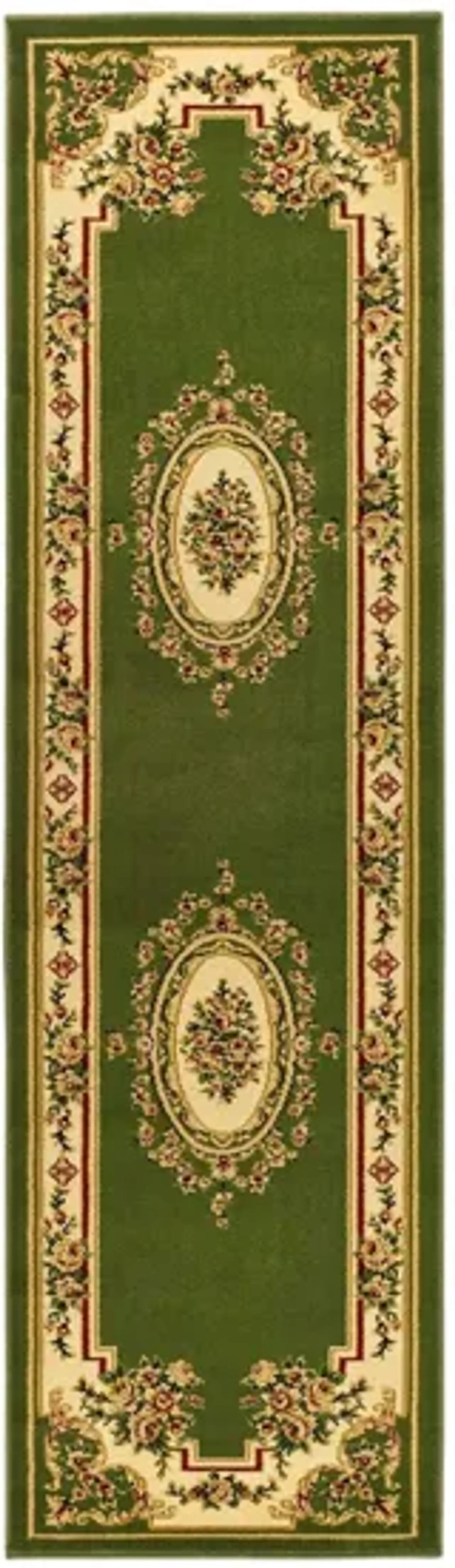 Bisterne Runner Rug in Sage / Ivory by Safavieh