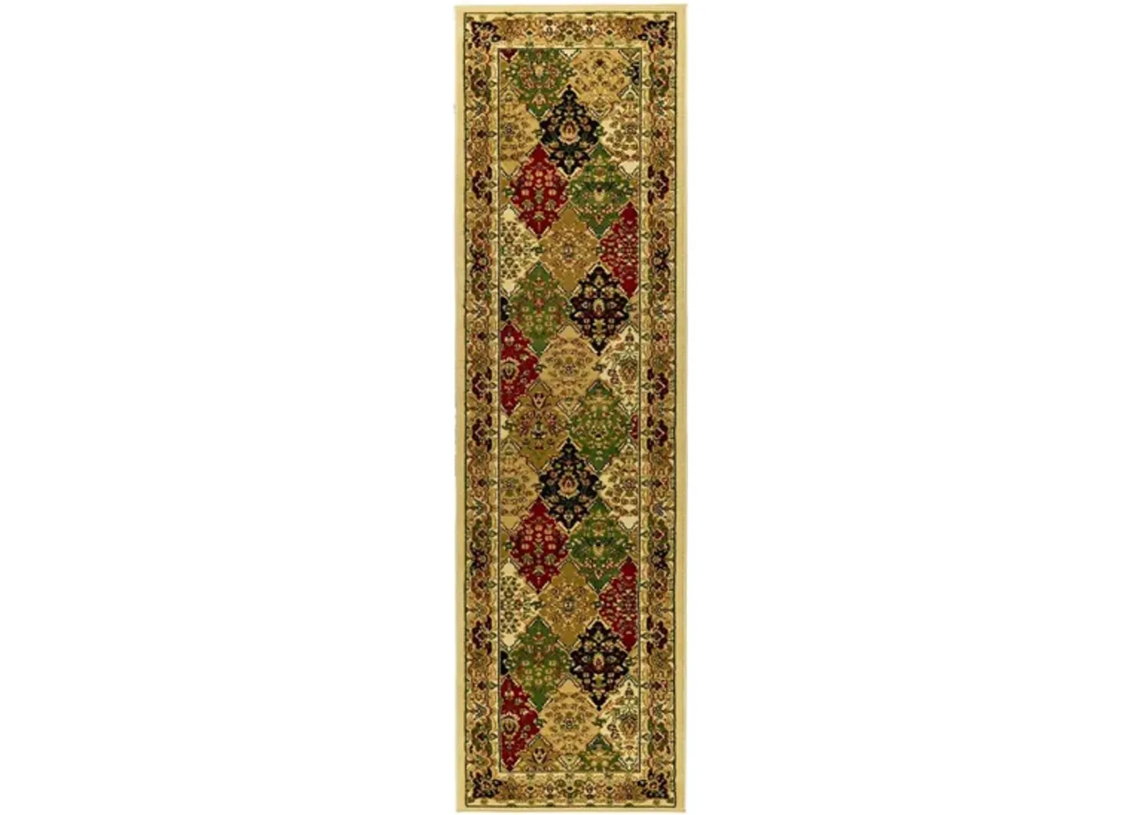 Portsmouth Runner Rug in Multi / Ivory by Safavieh