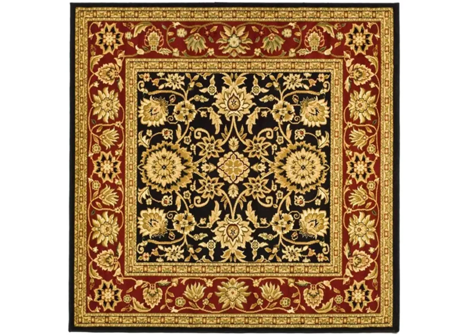 Lyndhurst Area Rug in Black / Red by Safavieh