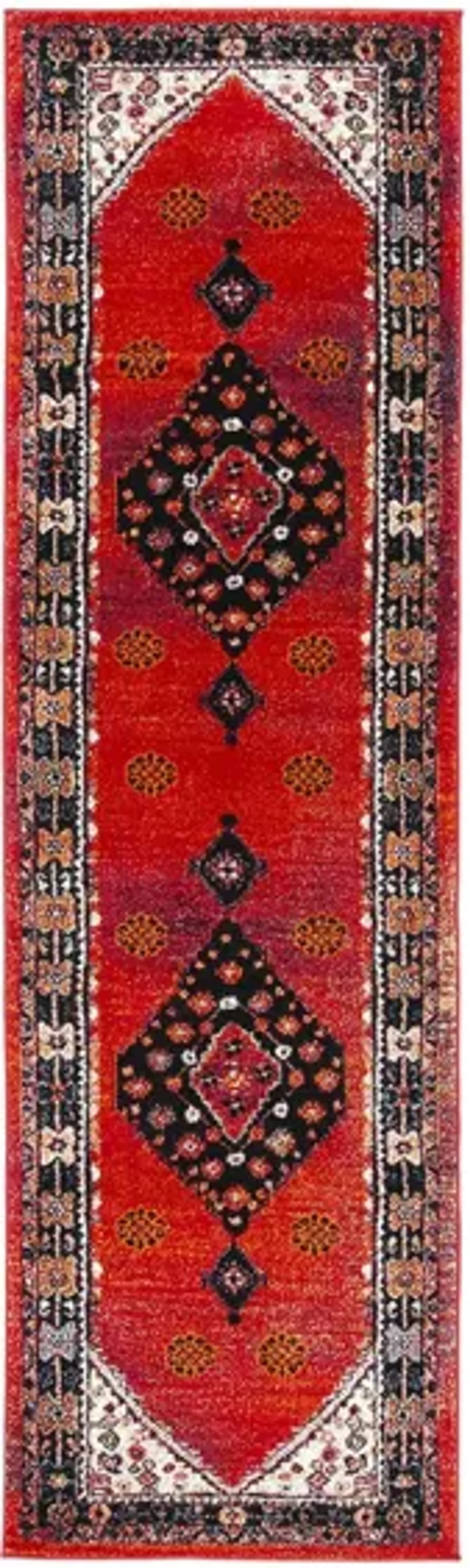 Jahan Red Runner Rug