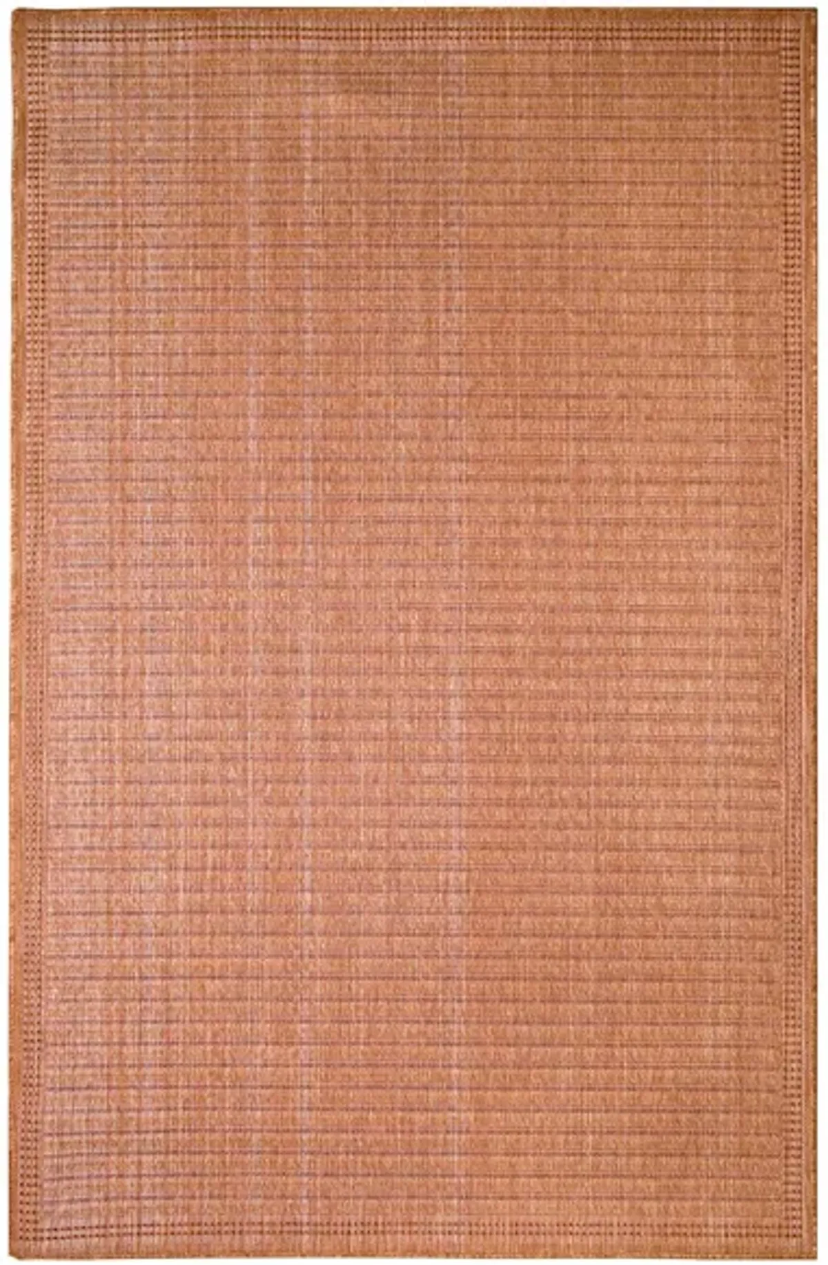 Liora Manne Malibu Simple Border Indoor/Outdoor Area Rug in Clay by Trans-Ocean Import Co Inc