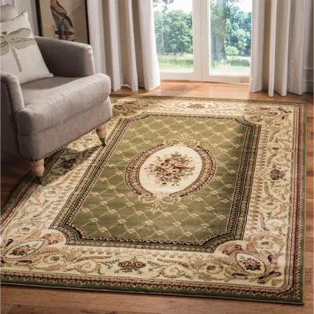 Agincourt Area Rug in Sage / Ivory by Safavieh