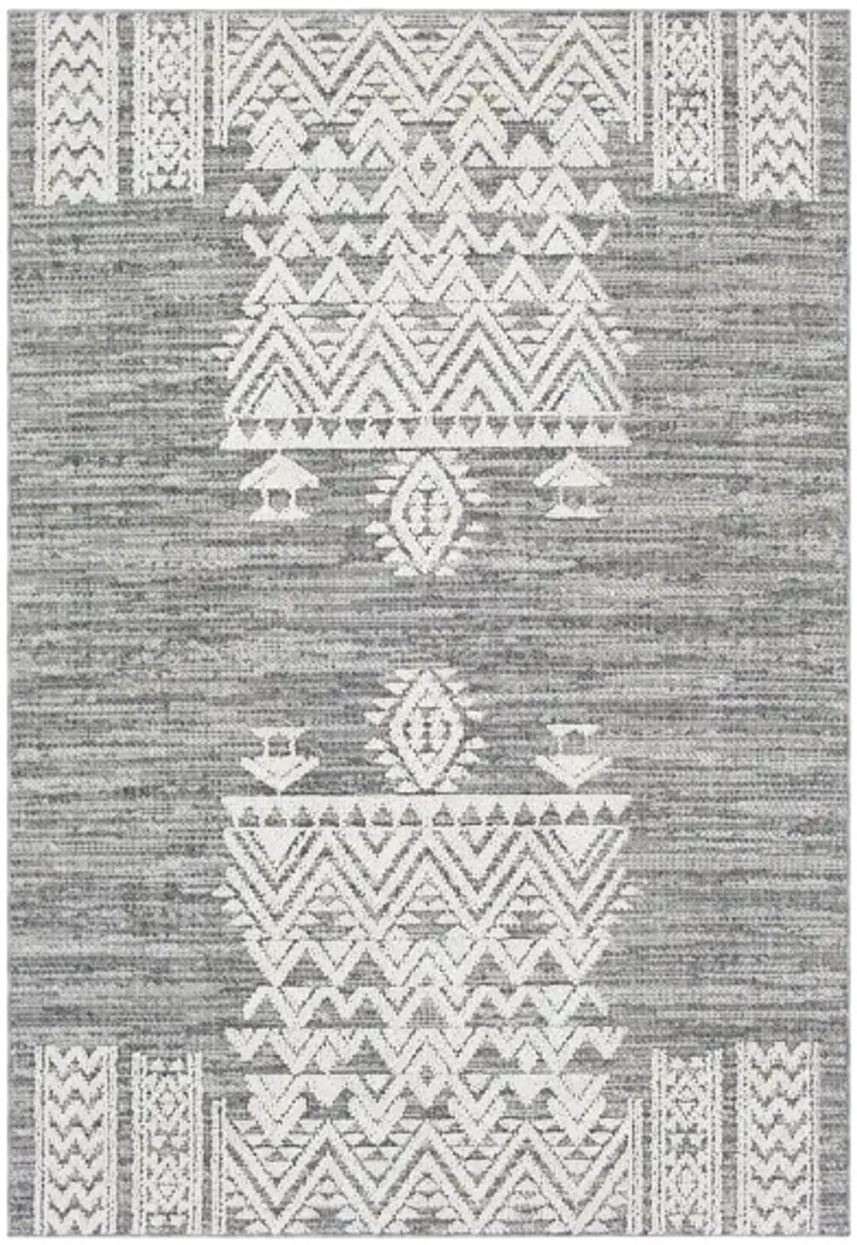 Ariana Indoor/Outdoor Area Rug in Gray/White/Taupe by Surya