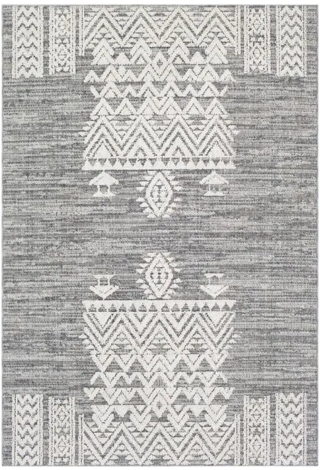 Ariana Indoor/Outdoor Area Rug in Gray/White/Taupe by Surya