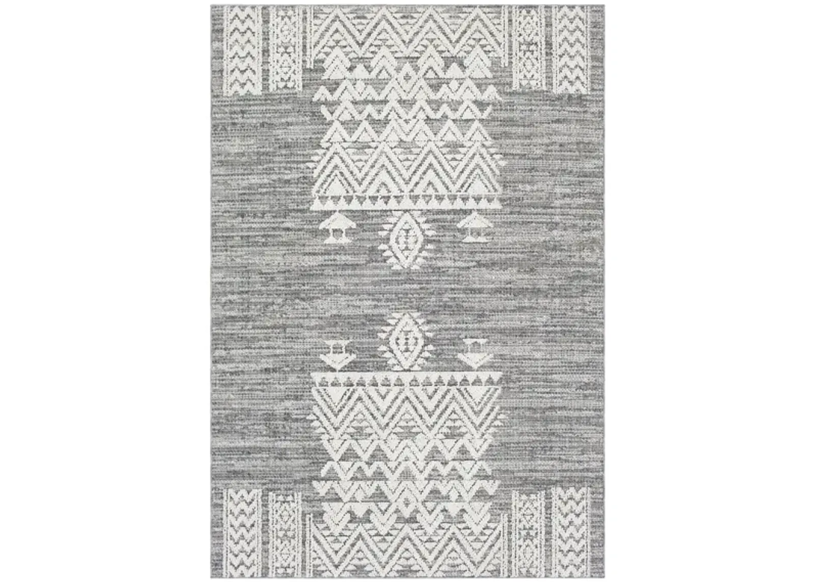 Ariana Indoor/Outdoor Area Rug in Gray/White/Taupe by Surya