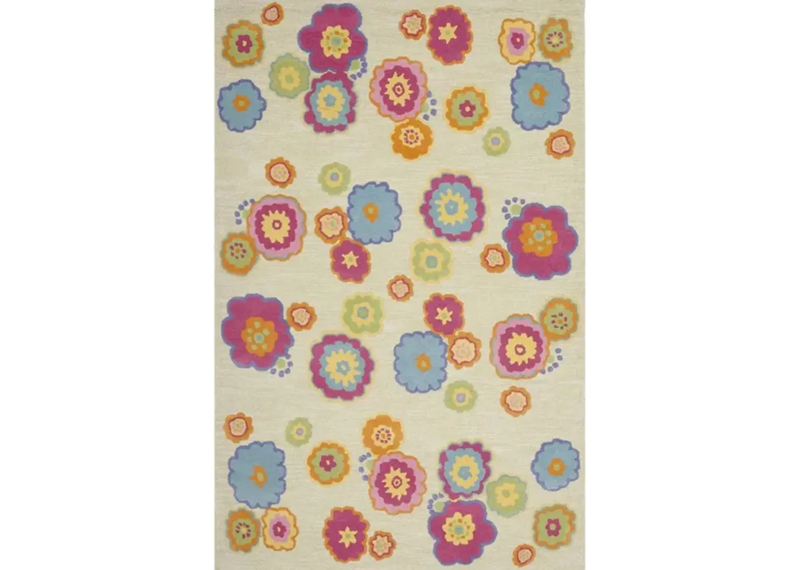 Ballerina Kid's Rug in Light Green/Multi by Safavieh