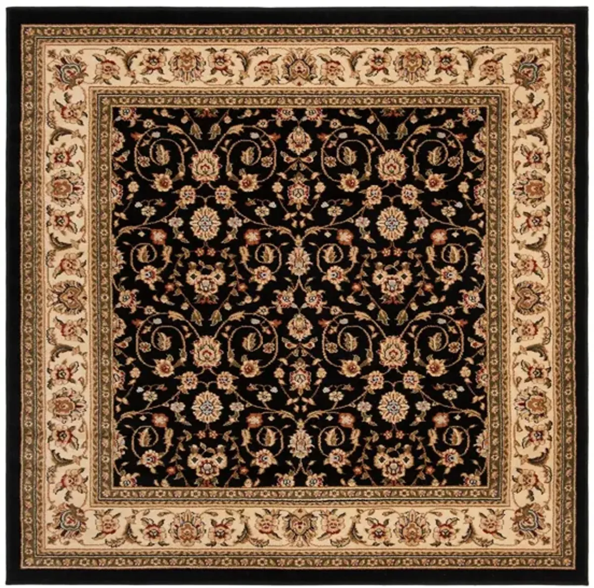 Dorset Area Rug in Black / Ivory by Safavieh