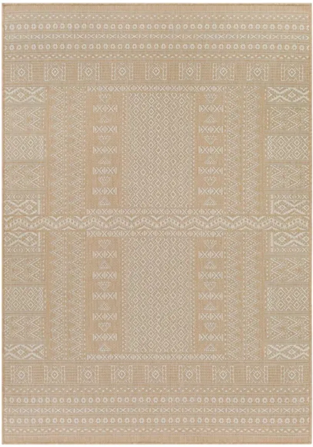 Malibu Ventura Indoor/Outdoor Area Rug in Beige, Light Beige by Surya