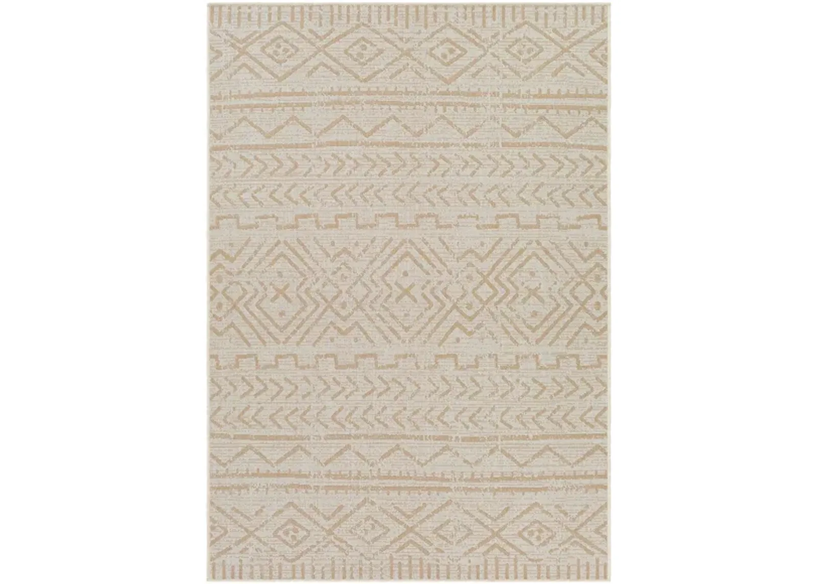 Malibu May Indoor/Outdoor Area Rug in Beige, Light Beige by Surya