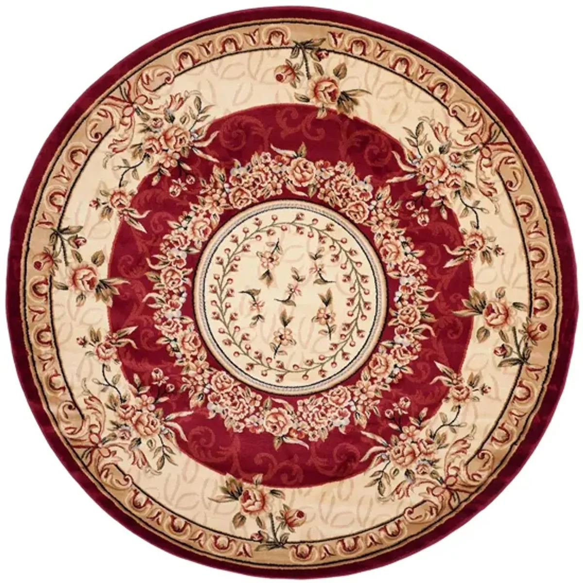 Azura Area Rug in Red / Ivory by Safavieh