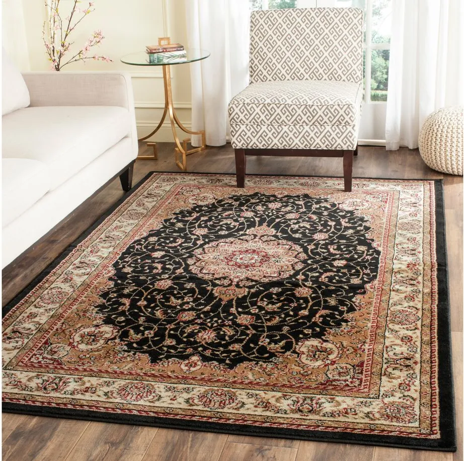 Wessex Area Rug in Black / Ivory by Safavieh