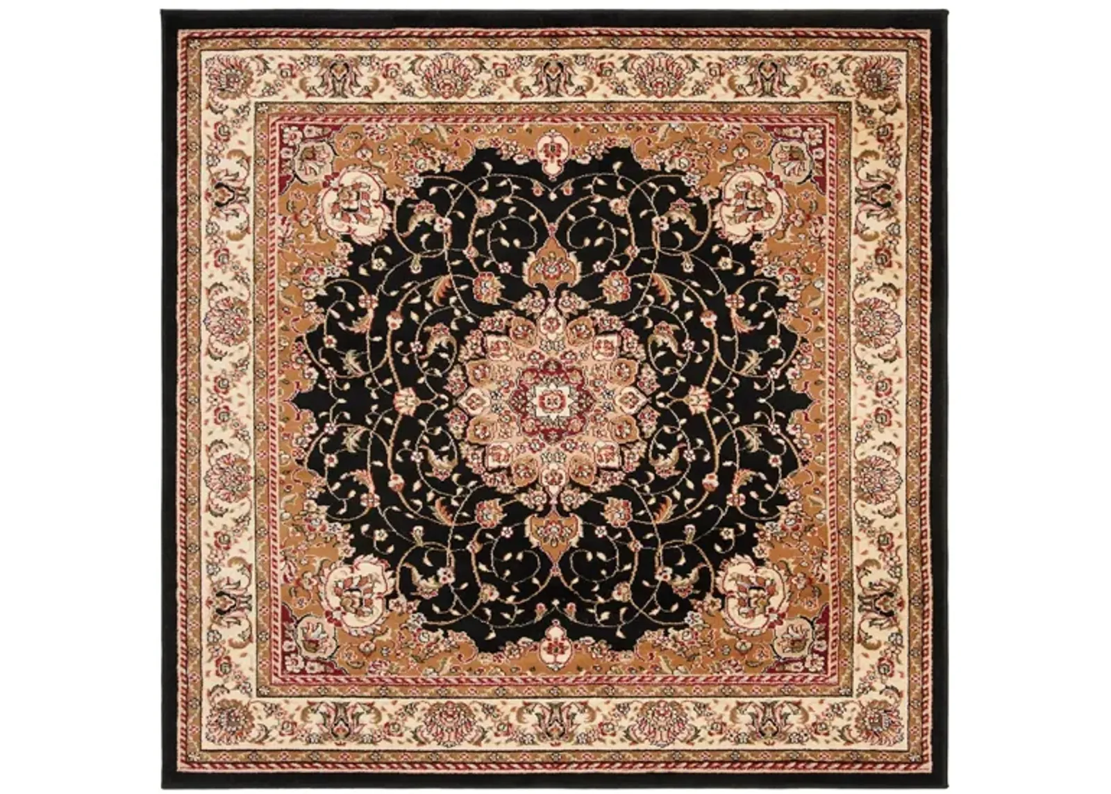 Wessex Area Rug in Black / Ivory by Safavieh