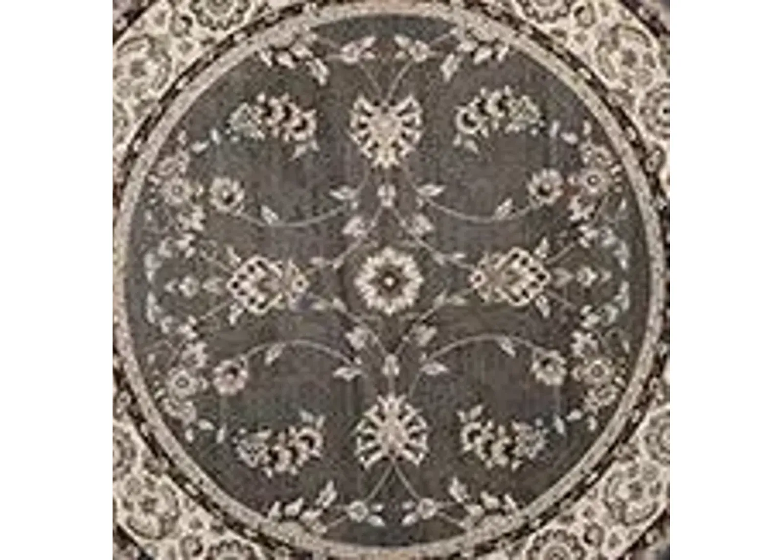 Charnwood Area Rug Round in Gray / Cream by Safavieh