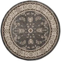 Charnwood Area Rug Round in Gray / Cream by Safavieh