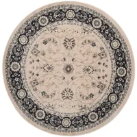Charnwood Area Rug Round in Light Beige / Anthracite by Safavieh