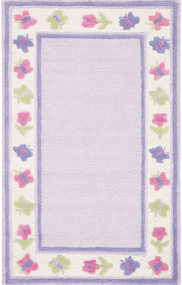 Akemi Kid's Rug in Lavander/Multi by Safavieh