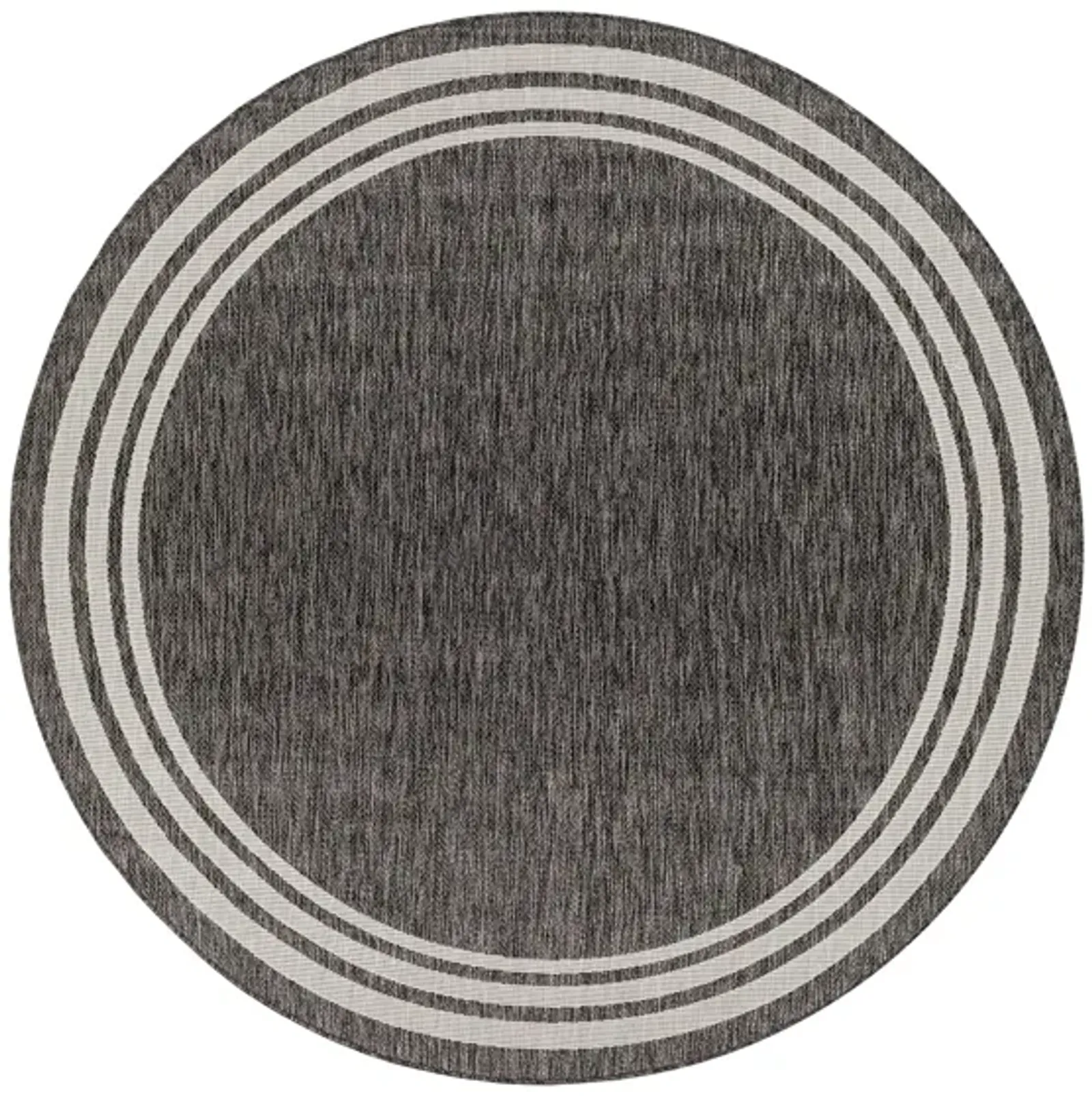 Eagean Bordered Indoor/Outdoor Area Rug Round