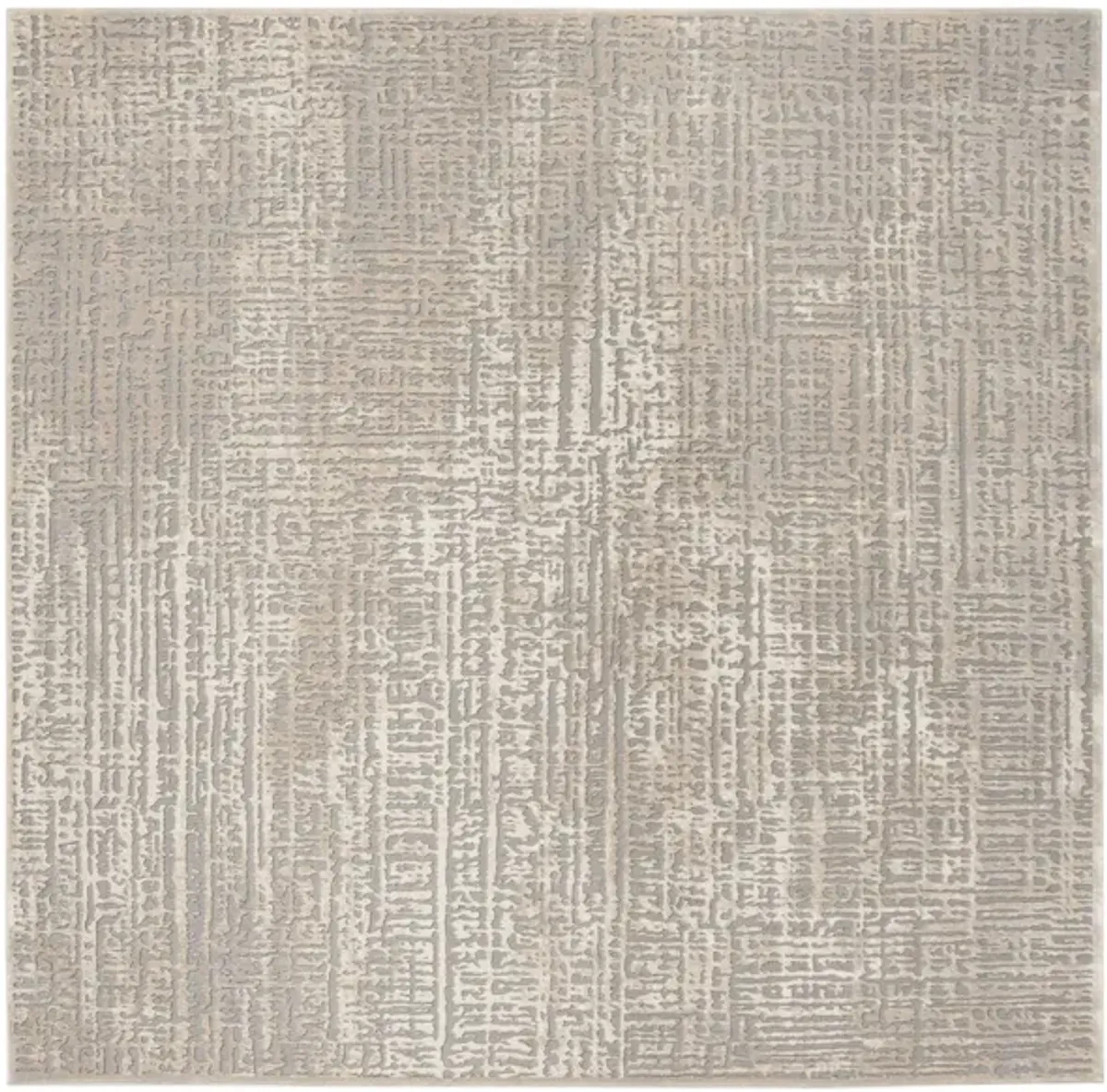 Bernard Square Area Rug in Ivory; Gray by Safavieh